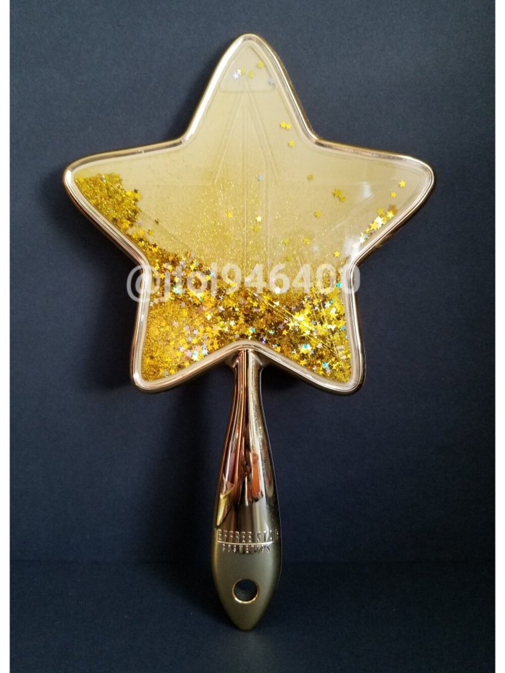 Jeffree Star Cosmetic Gold Icon Handheld Mirror